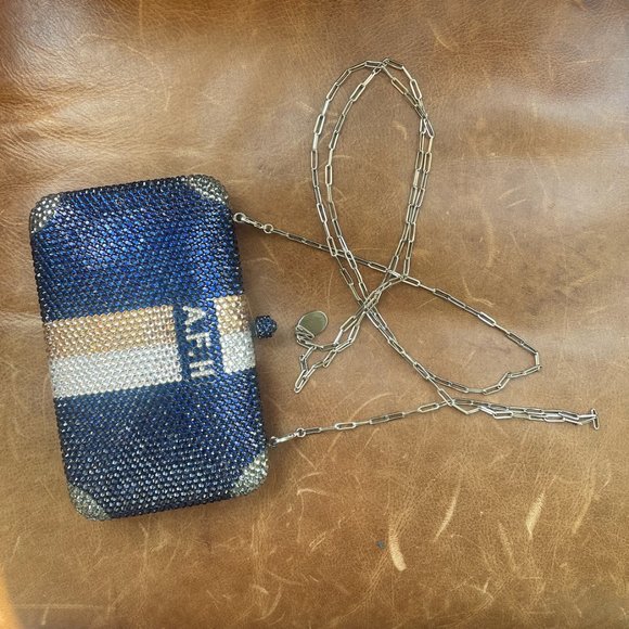 Sylvia Toledano Swarovski clutch "AFH" monogram - Picture 2 of 6